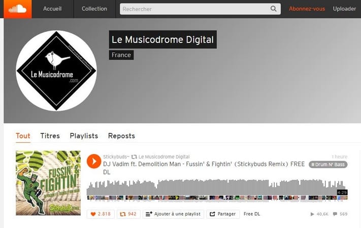 Le Musicodrome Digital Soundcloud