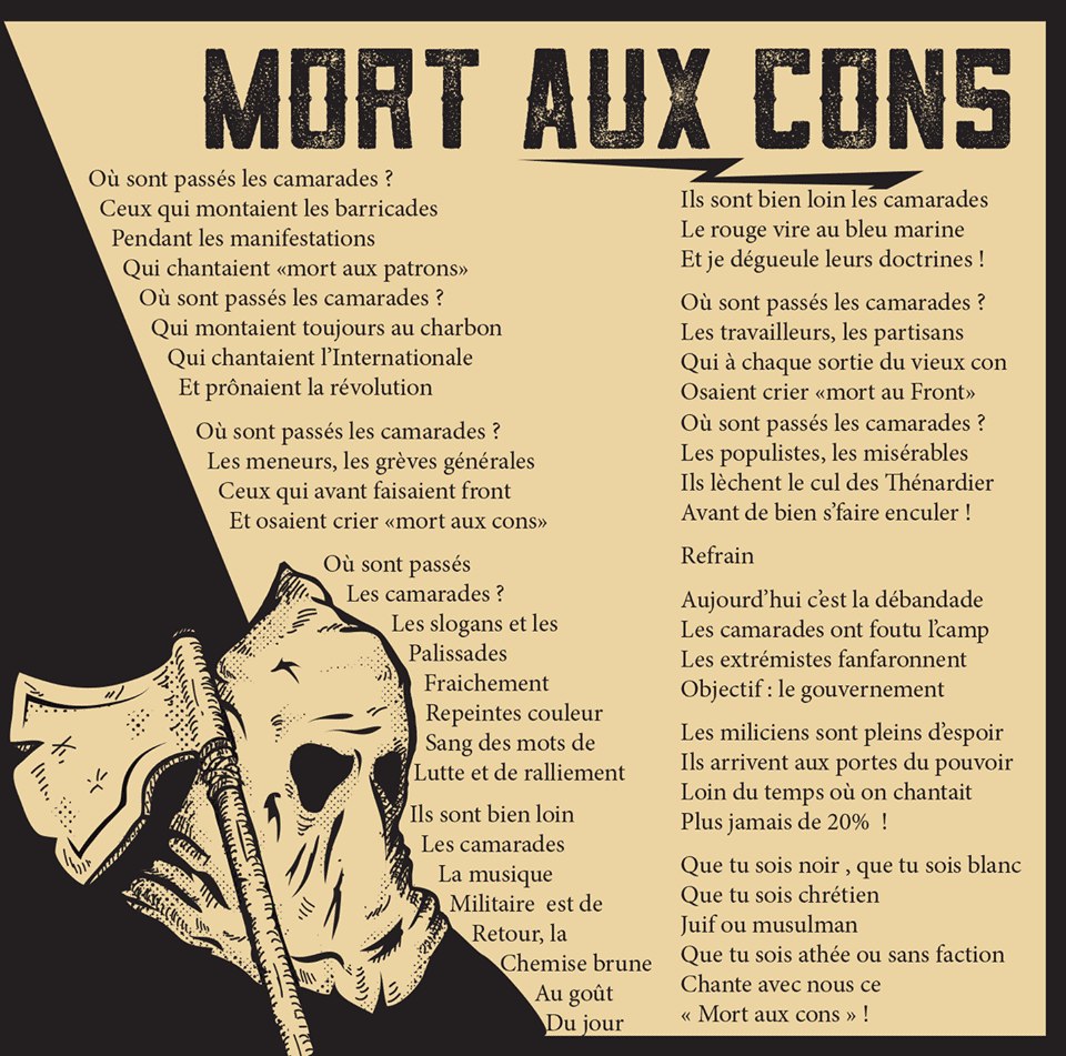 Mp3 de la Semaine "Mort aux cons" Tagada Jones