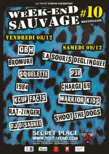 Week end sauvage GBH Montpellier 2017