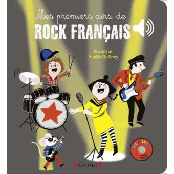 livre mes premiers airs de rock français enfants